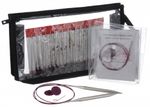 Набор съемных спиц Knit Pro Nova Metal Deluxe Set никелированная латунь, серебристый, 8 видов спиц в наборе, 10613