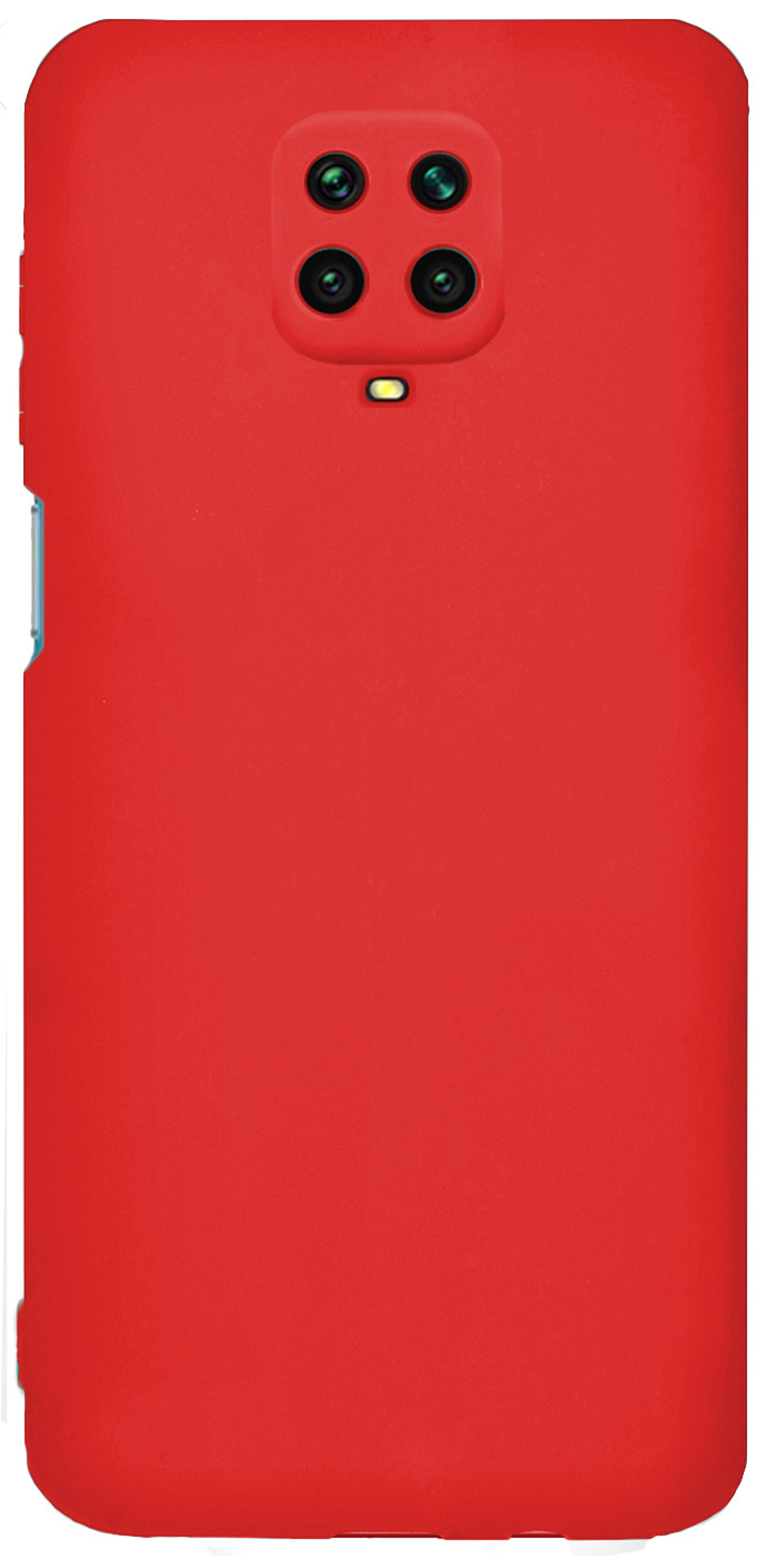 Мягкий Soft Touch чехол из силикона для XIAOMI REDMI NOTE 9 PRO / 9S / POCO M2 PRO с бархатной подкладкой