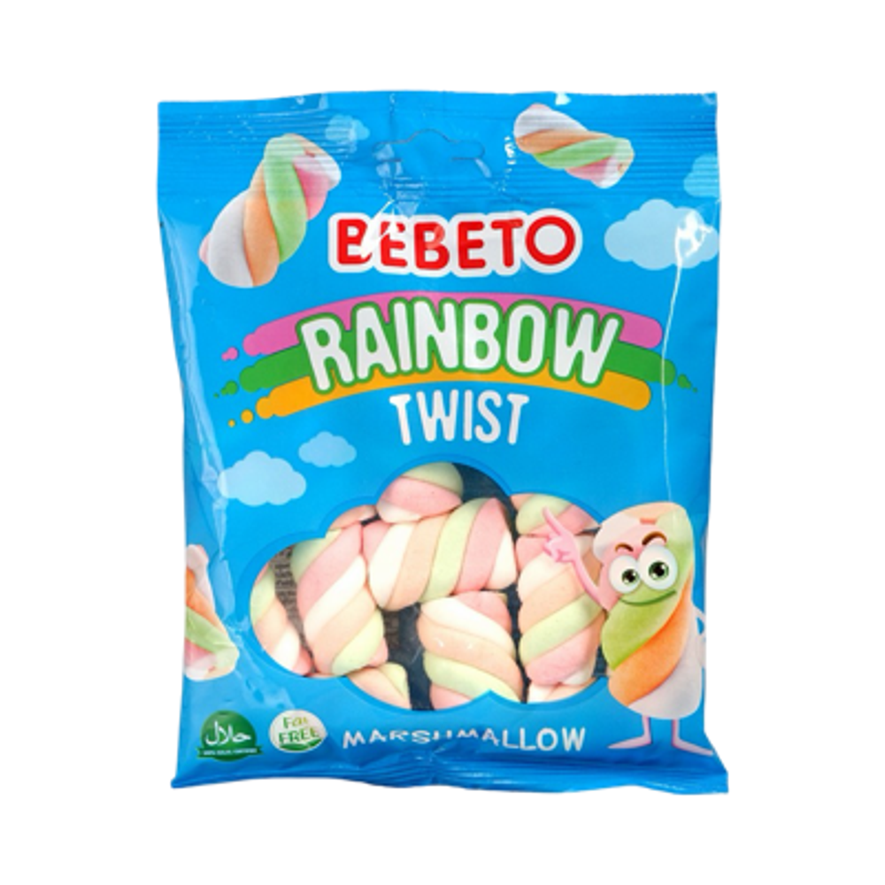 Маршмеллоу Бебето Rainbow Twist 60г