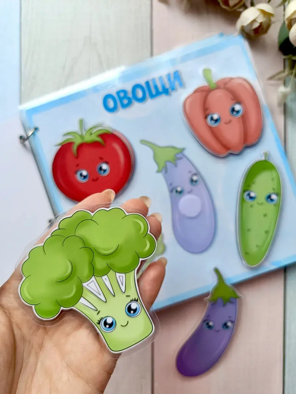 Развивающая книга-игрушка "Я знаю" на липучках