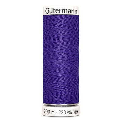 01 Нить Sew-All 100/200 м для всех материалов, 100% полиэстер Gutermann 748277 (810 яркий василек)