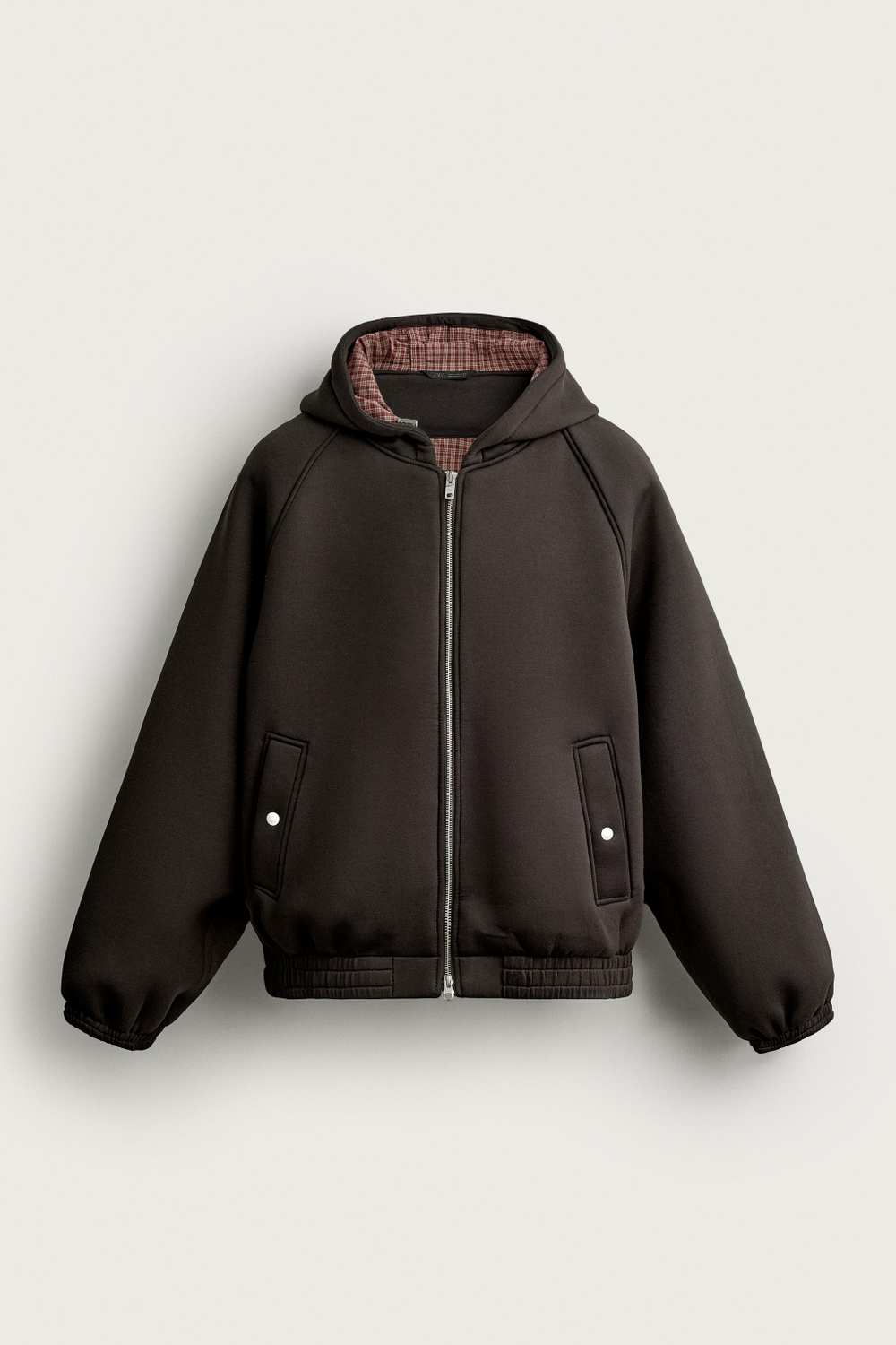 КУРТКА С КАПЮШОНОМ RELAXED FIT — ZARA