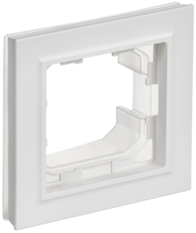 BRITE Рамка 1-местная IP44 РУ-1-БрАБ-44 арктический белый IEK