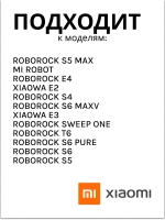 Боковая пятилучевая силиконовая щетка Roborock Side Brush 5 Arms из износостойкого нейлона для робота-пылесоса Xiaomi, Roborock, Mijia, Xiaowa SDBS03RR (SDBS01RR, SDBS02RR, SDJQR01RR, SDJQR02RR, SDJQR03RR, BHR5044EU, термопластичный нейлон)