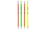 Карандаш чернографитный Deli Neon 2B трехгранный, липа, ластик EU51806