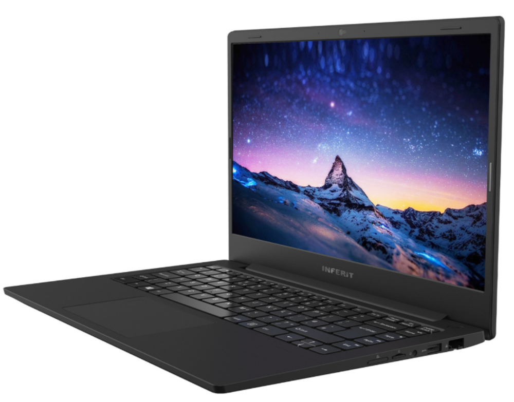 14' Ноутбук Inferit E-Note (1920x1080, Intel Core i5-1155G7, RAM 8ГБ, SSD 128ГБ, Intel Ires XE Graphics, OS Windows)