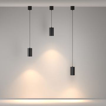 Подвесной светильник 20W 3000К P100PL-20W3K-B чёрный Vol Maytoni