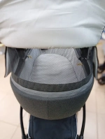 Детская коляска Luxmom F1 2в1 (черный, золотая рама)