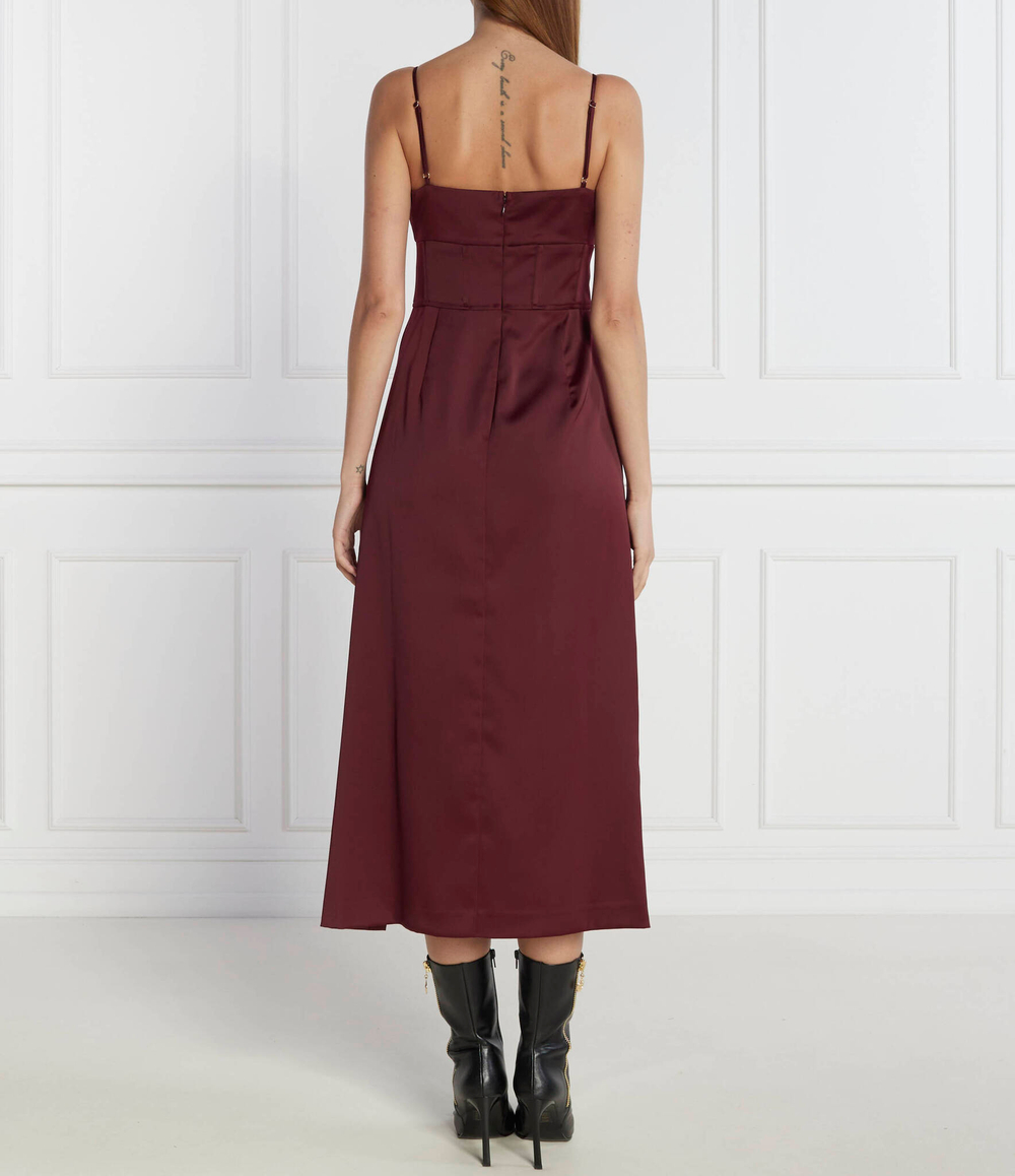 Платье SARA STRAPS GUESS - бордовый(W3BK82 WDEE2)