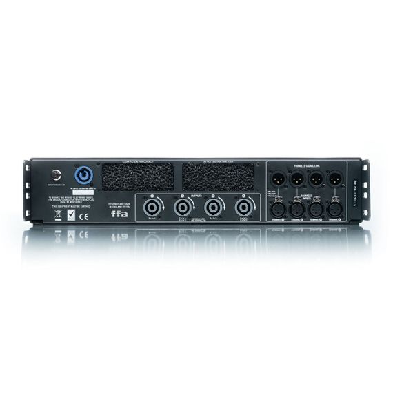 FUNKTION‑ONE FFA‑6004 четырёхканальный усилитель мощности (класс D), 4 × 900 Вт (8 Ом), 4 × 1500 Вт (4 Ом).