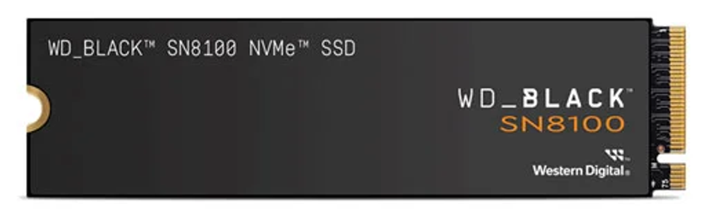 Накопитель SSD M.2 2280 Western Digital Black SN8100 2000 ГБ