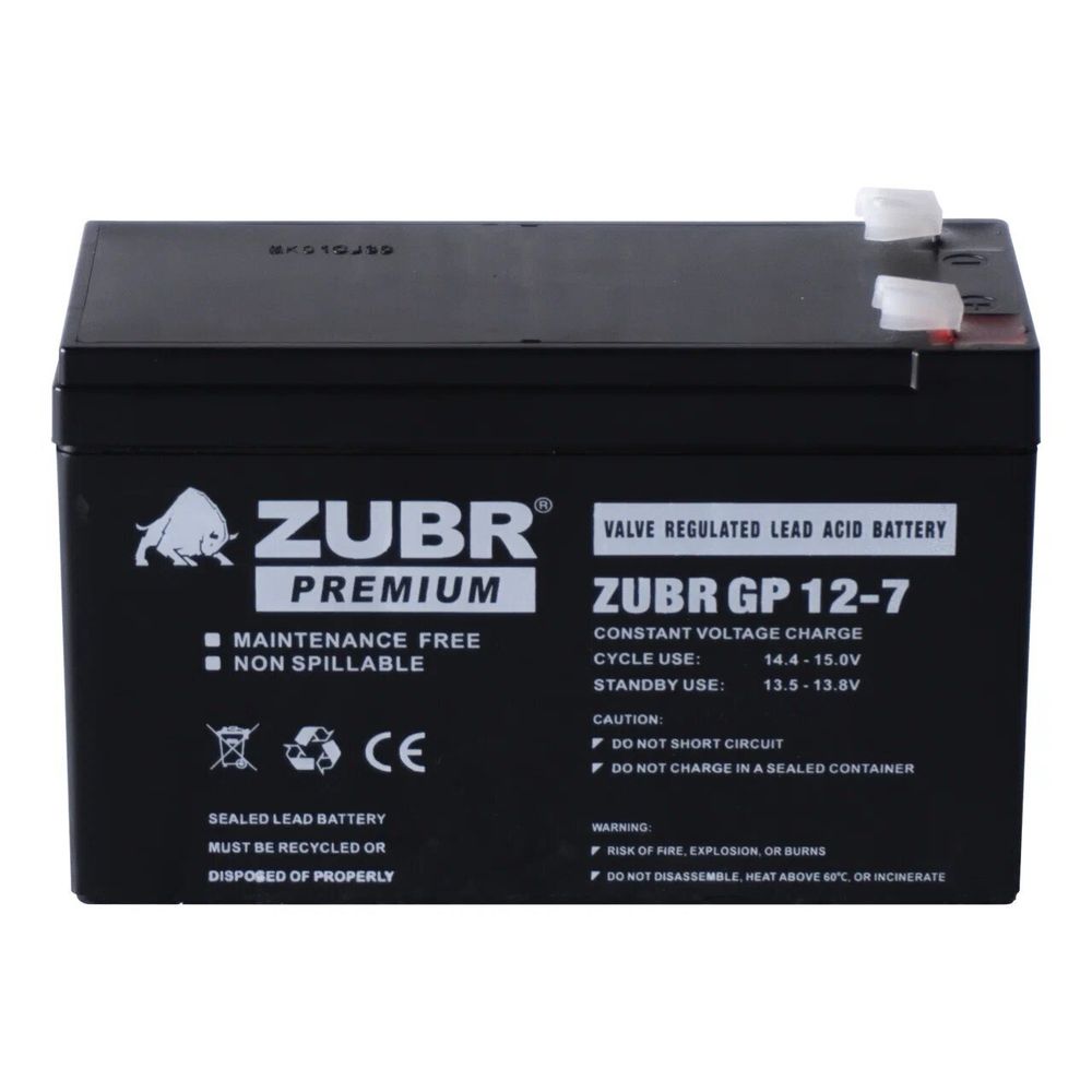Аккумулятор ZUBR GP12-7 Аккумулятор ZUBR GP12-7