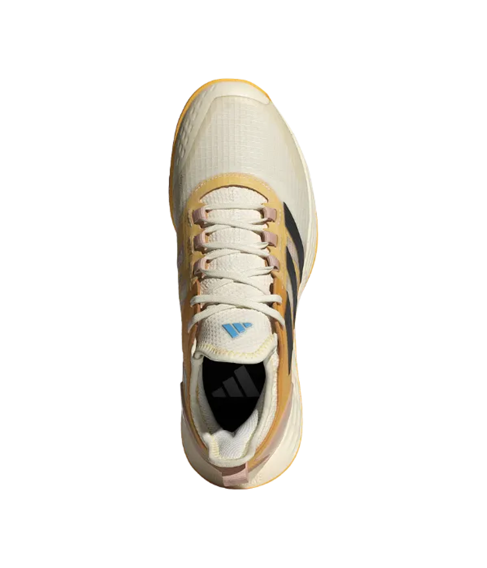 Adidas Adizero Ubersonic 4.1 CL Женские Белые-Оранжевые Кроссовки