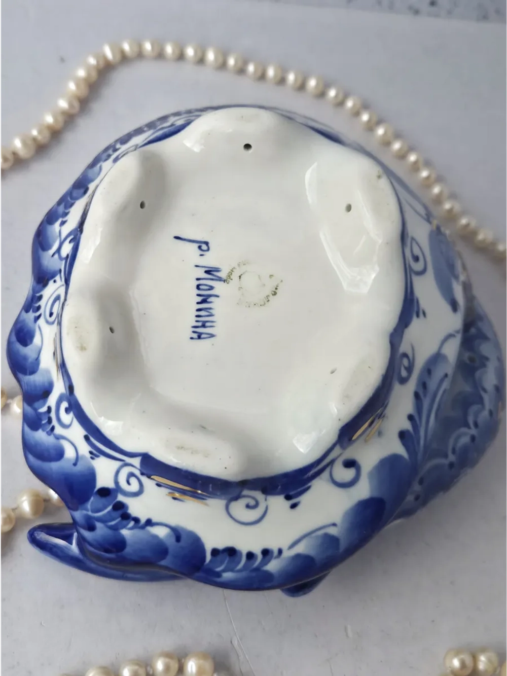 Икорница Форель Гжель