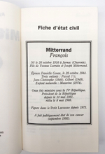 "Mitterrand De A a Z (Миттеран от А до Я)". Aymer Du Chatenet,  Bertrand Coq