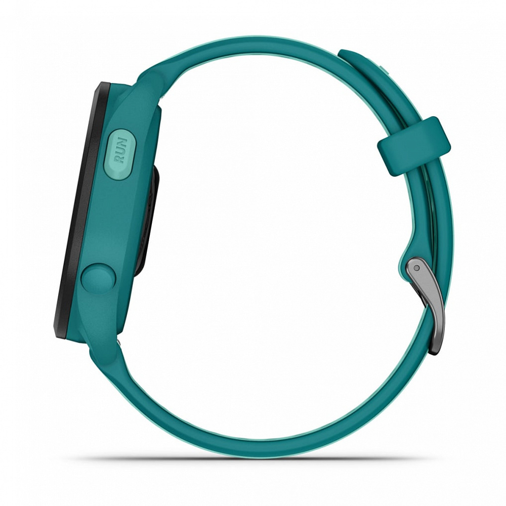 Часы Garmin Forerunner 165 Music зеленый c бирюзовым ремешком, 010-02863-32