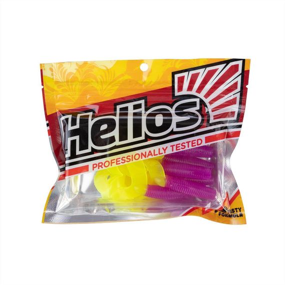 Твистер Helios Credo Double Tail 1,96"/5 см Fio LT 10шт. (HS-27-039)