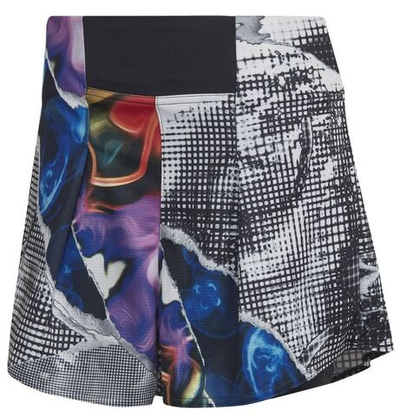 Женские Шорты теннисные Adidas Tennis US Series Ergo Printed Shorts - black