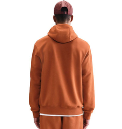 Мужская теннисная кофта Nike Court Heritage French Terry Pullover - dark russet/cinnamon