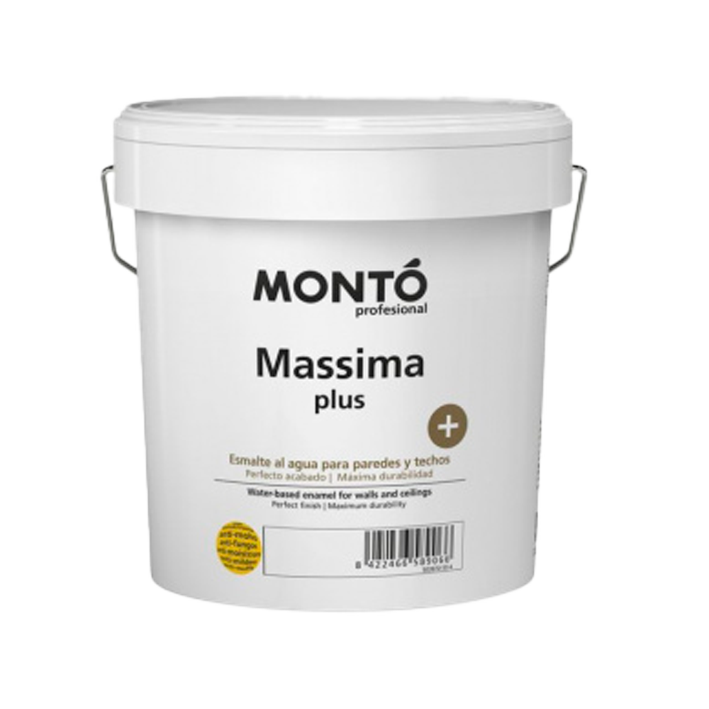 Massima Plus - глубокоматовая моющаяся краска без брызг и запаха для детских комнат | Monto (Испания)