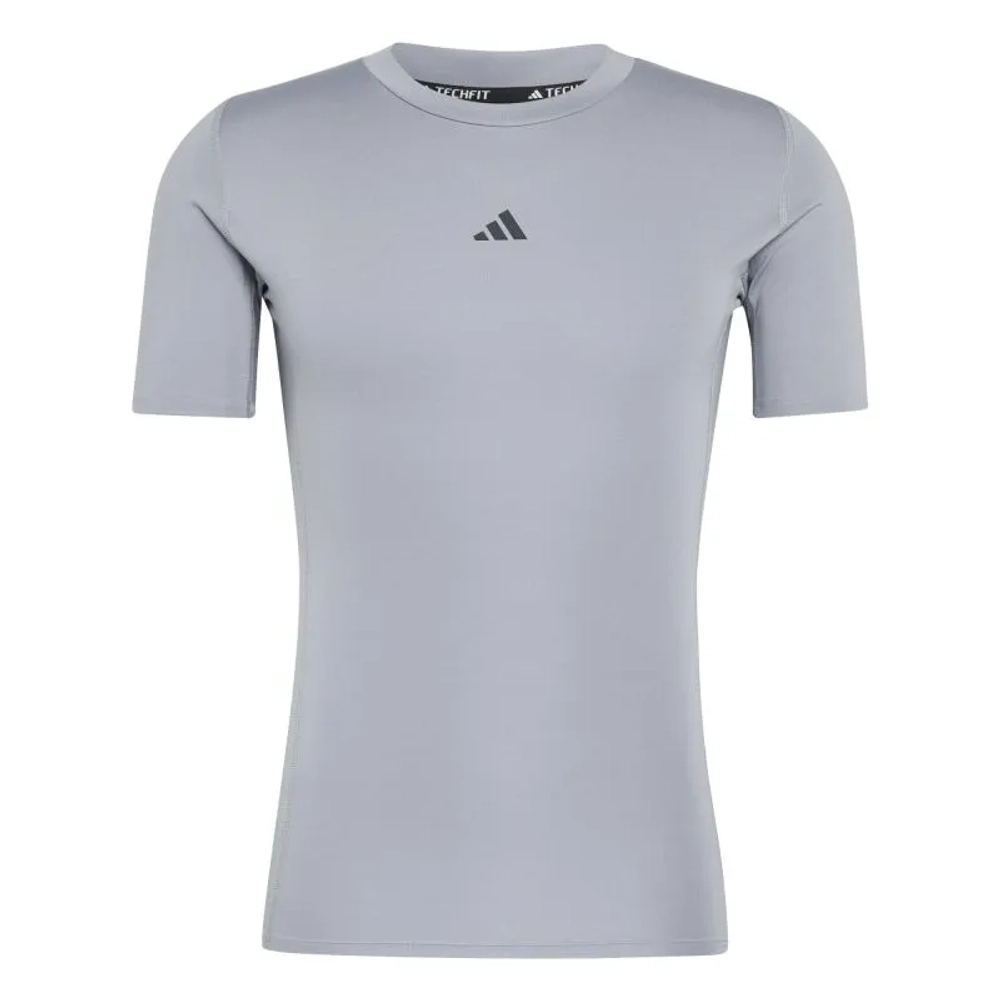 Мужская теннисная футболка Adidas Techfit Compression Training - grey