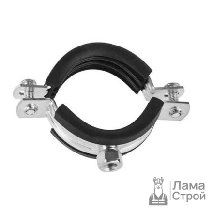 Хомут с резинкой для крепления труб D 20