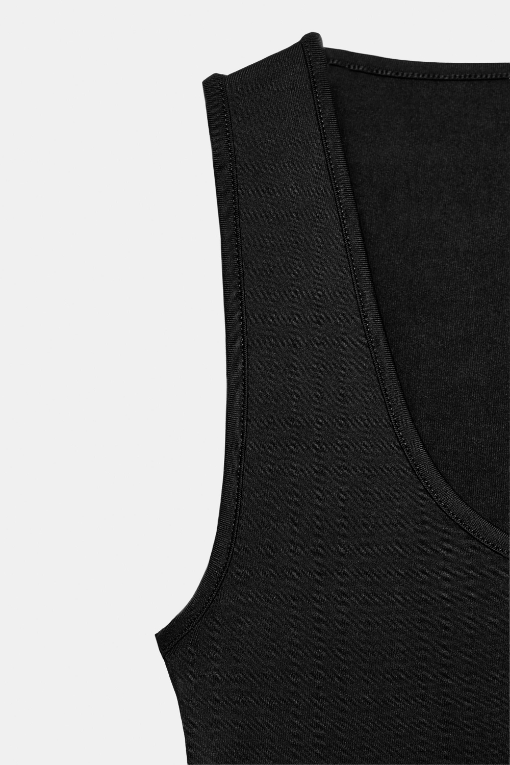 ТОП ИЗ ПОЛИАМИДА С ШИРОКИМИ БРЕТЕЛЯМИ — ZARA
