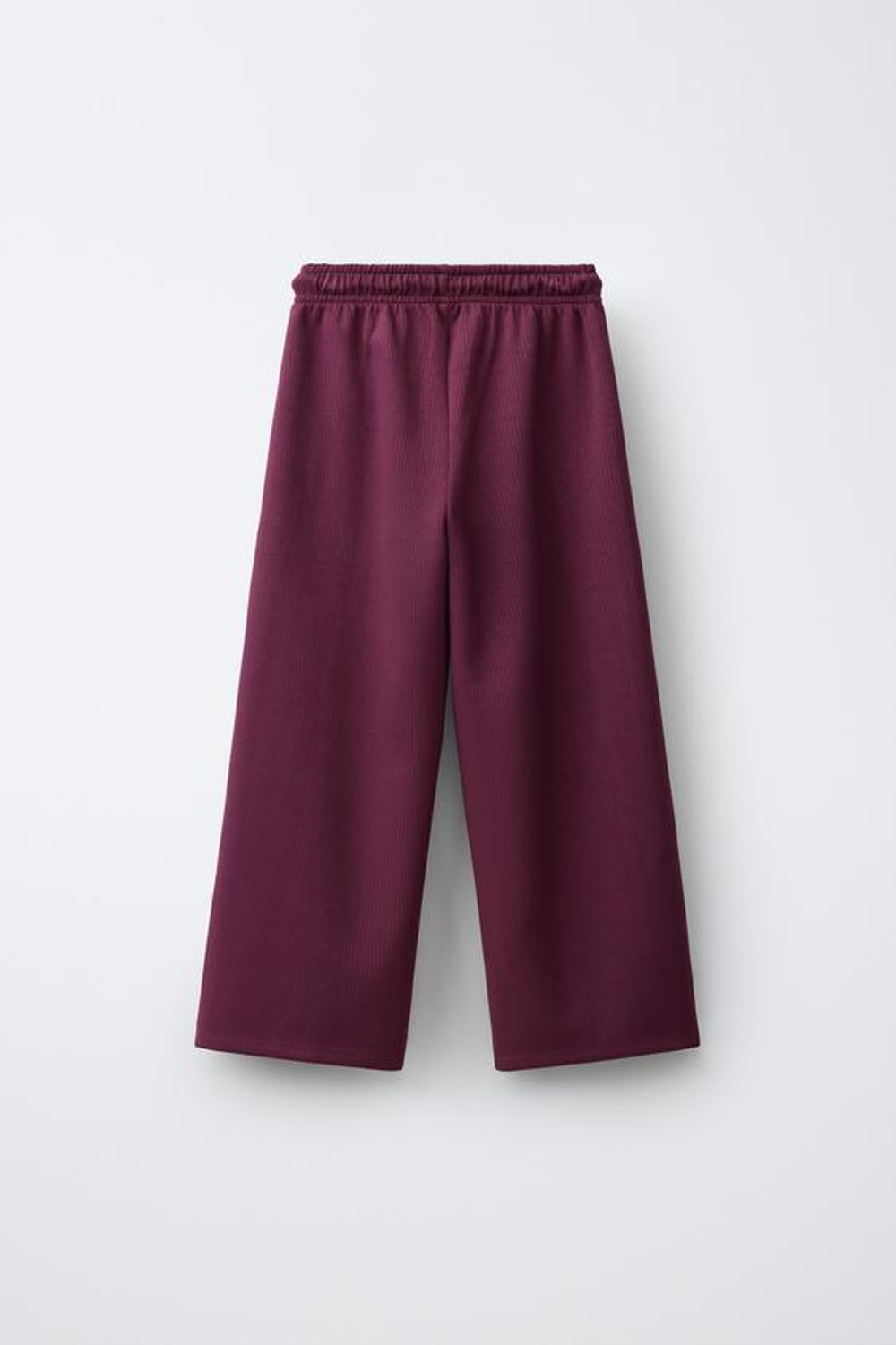 ZARA СПОРТИВНЫЕ БРЮКИ WIDE LEG, МАЛИНОВЫЙ
