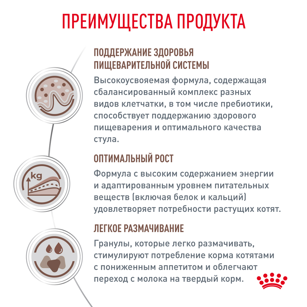 ROYAL CANIN Gastrointestinal Kitten Корм сухой для котят от 2 до 10 месяцев при нарушениях пищеварения, 350 г
