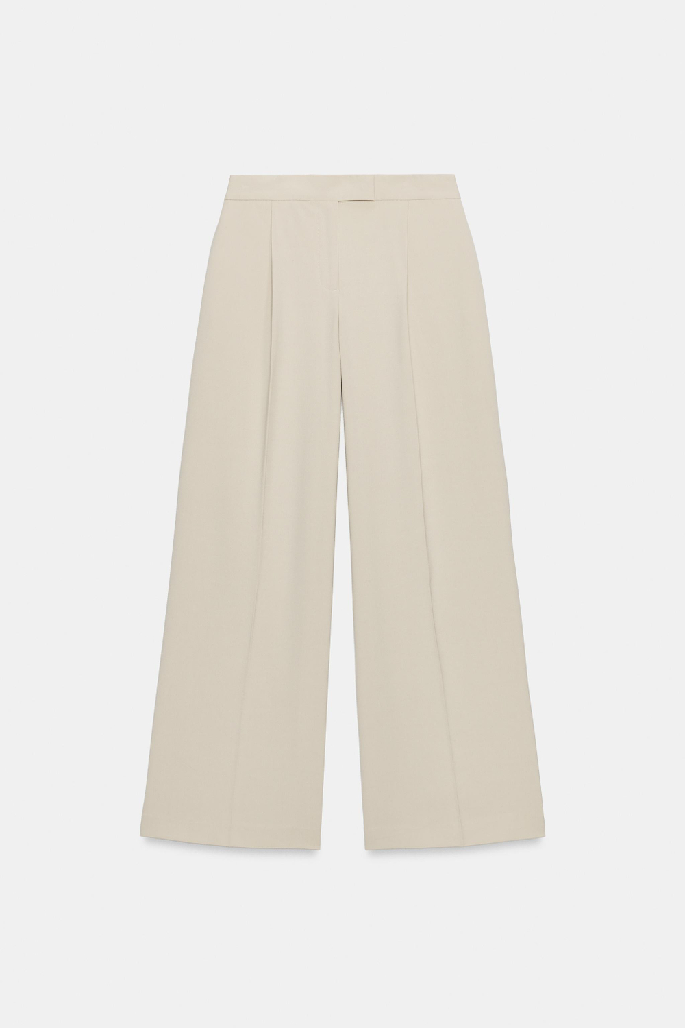 ШИРОКИЕ БРЮКИ С ЗАЩИПАМИ — ZARA