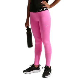 Брюки для девочки теннисные Nike Kids Pro Dri-Fit Tight - playful pink/white