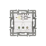 Механизм розетки с USB зарядкой SCT-MUAA-PL-GR (250V, 16A) (Arlight, -)
