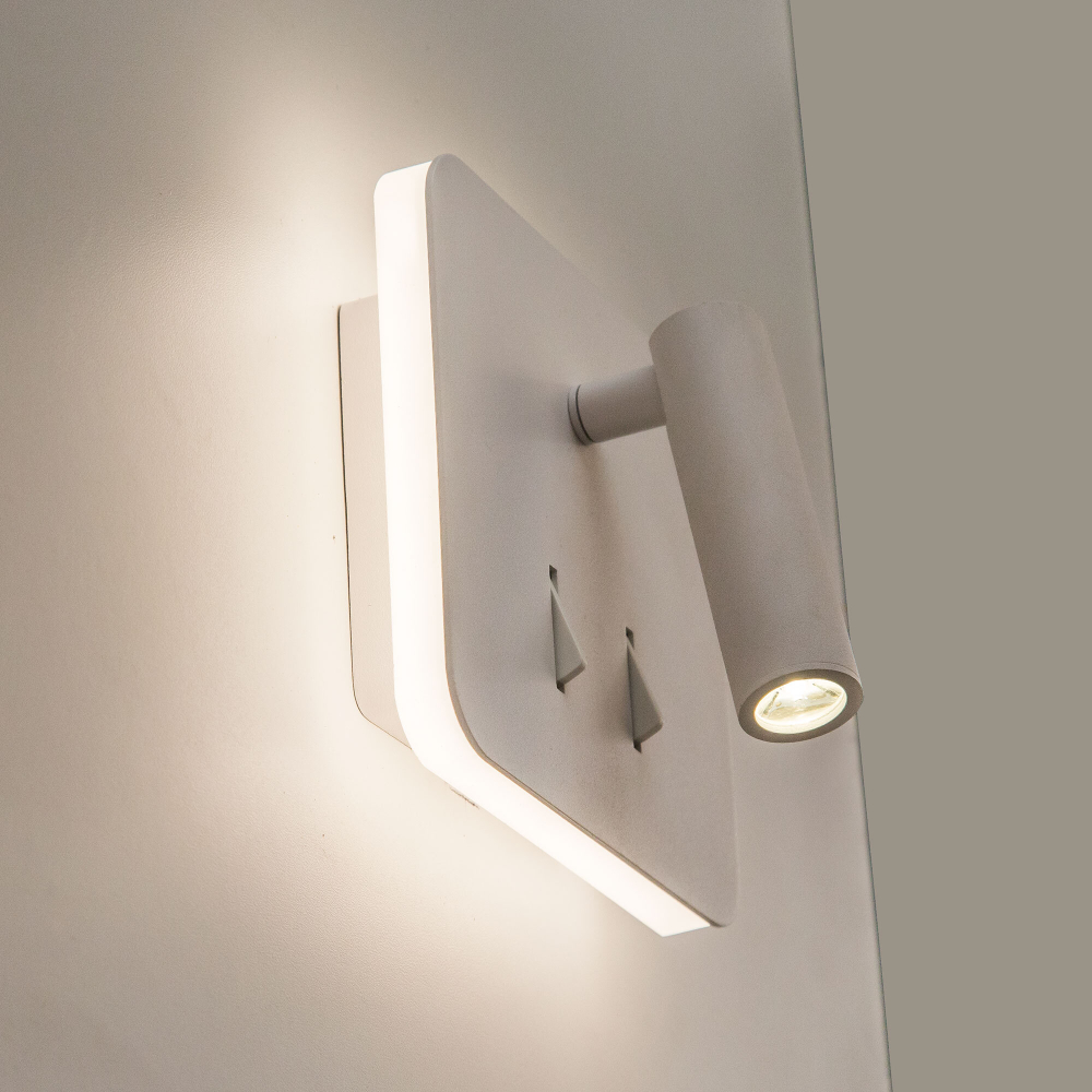 Citilux Декарт CL704420 LED Бра с выключателем Белое