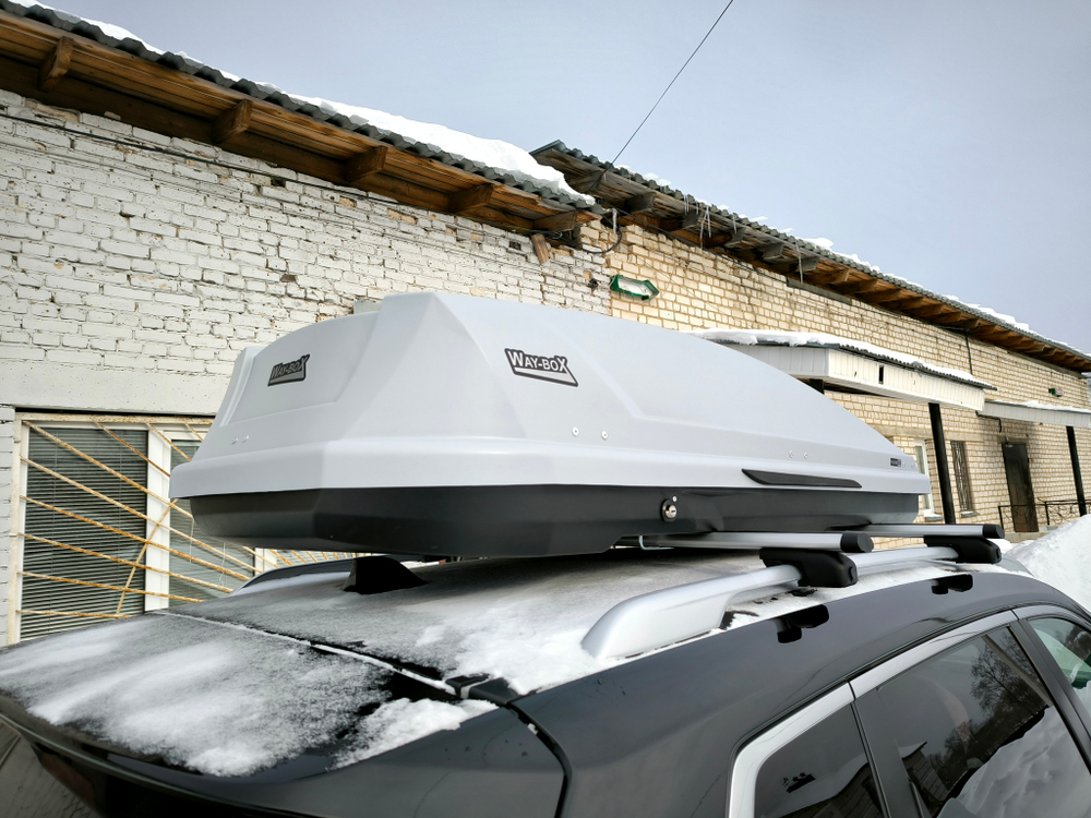 Автобокс Way-box Gulliver 520 на Nissan X Trail T 32 с рейлингами