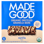 MadeGood, Батончики мюсли, с шоколадом, ваниль, 5 батончиков, 24 г (0,85 унции)