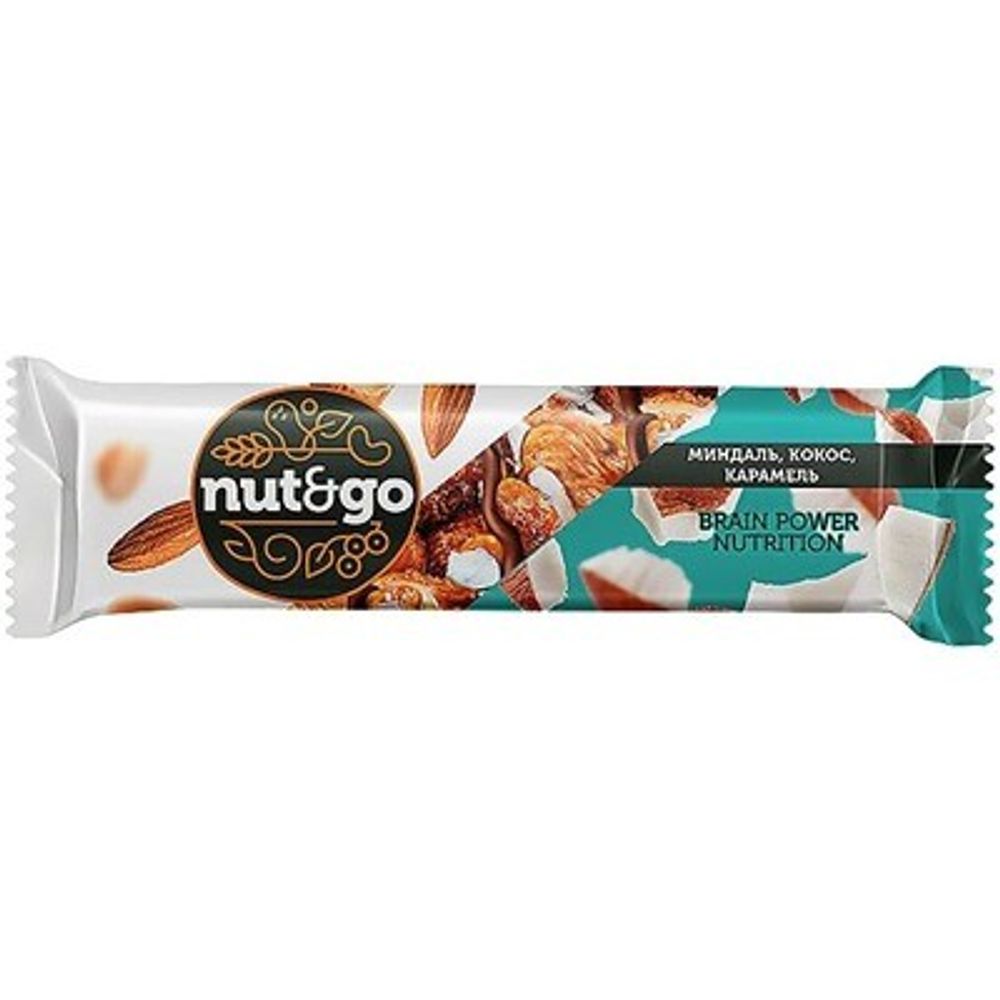 Миндальный батончик NUT N GO с кокосом КА 36г