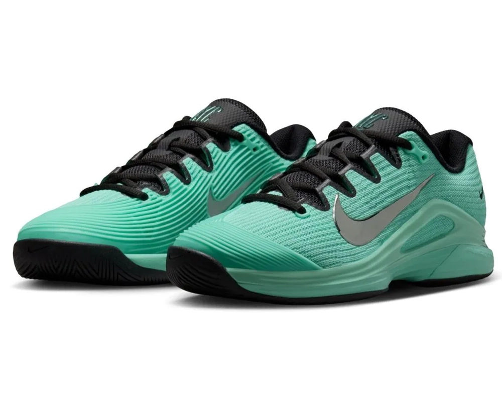 Женские Кроссовки теннисные Nike Zoom Vapor 12 Premium - mint/black/metallic silver
