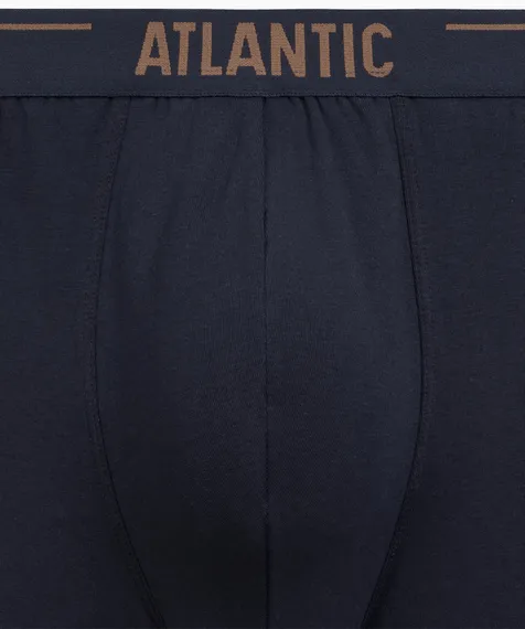 Трусы мужские боксеры (5шт) Atlantic 5SMH-004, хлопок, темно-синий