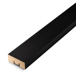 Интерьерная рейка МДФ STELLA Бриона Standart Black Edition 16*40*2700 мм