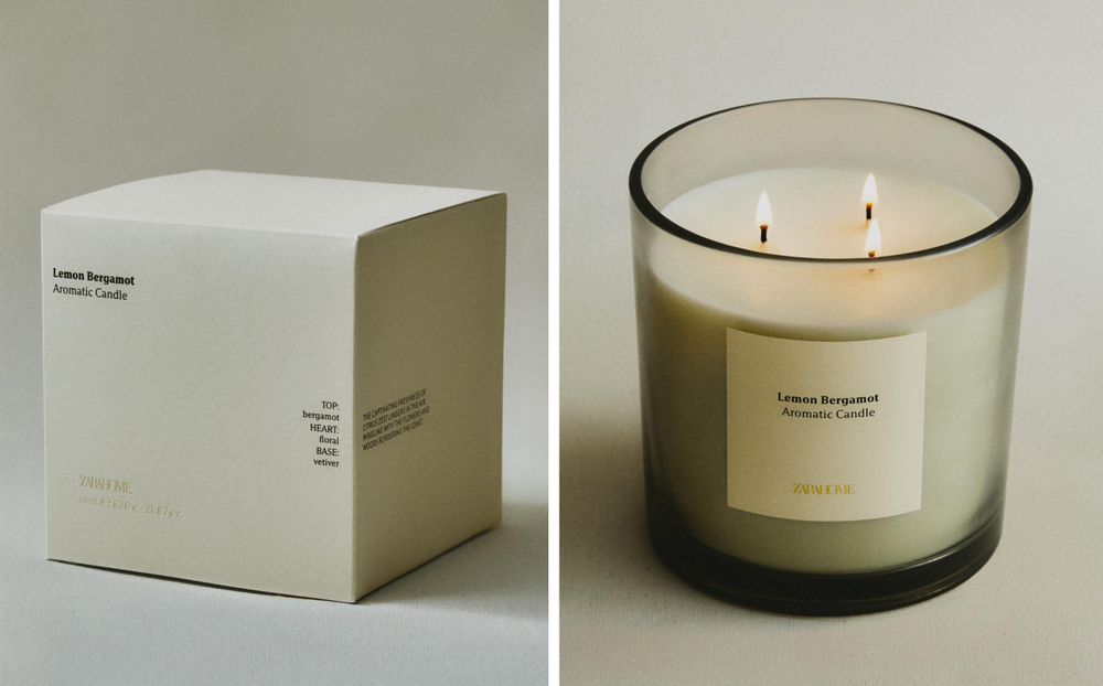 Свеча ароматическая Lemon Bergamot 620 г Zara Home