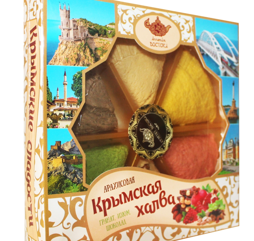 Халва "Аппетит Востока" крымская арахисовая ассорти 300г