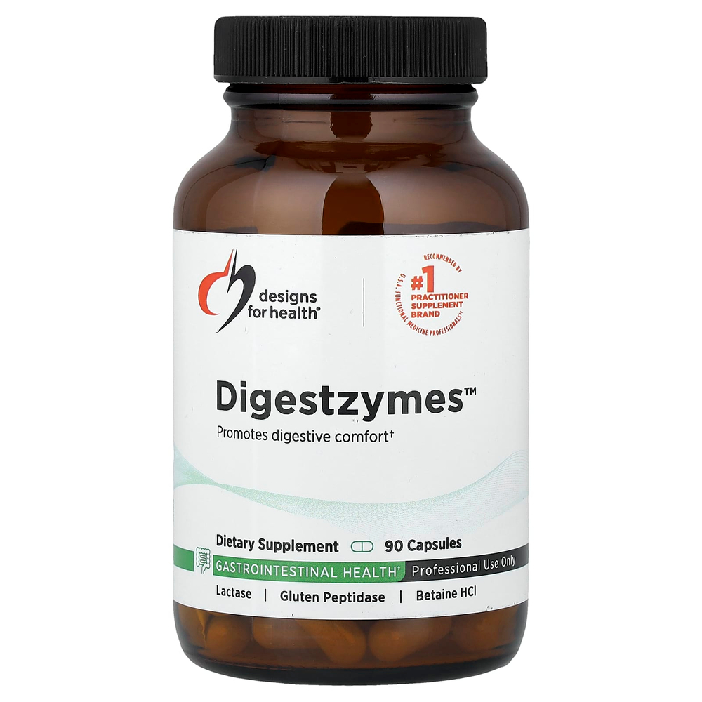 Designs For Health, Digestzymes™, 90 капсул