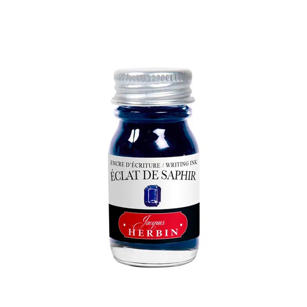 Чернила во флаконе Herbin 10 мл Eclat de saphir Синий Сапфир (11516T)