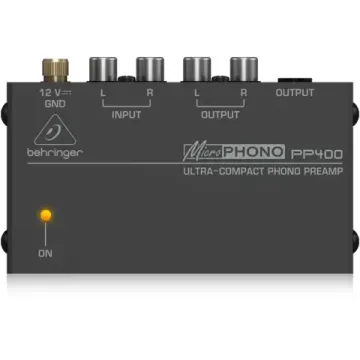 Behringer PP400 - Предусилитель-корректор для проигрывателей виниловых дисков