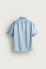РУБАШКА ШАМБРЕ С КАРМАНАМИ — ZARA
