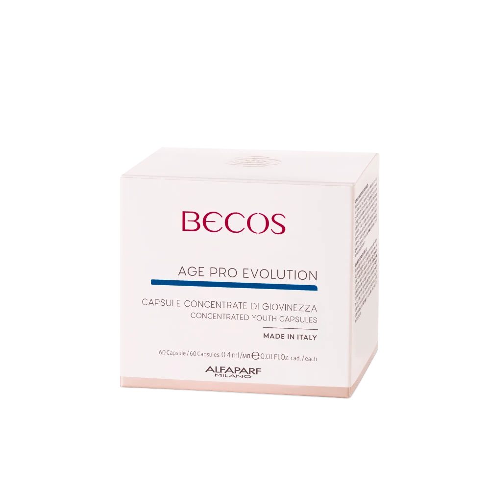 BECOS Антивозрастная сыворотка комплексного действия в капсулах-CONCENTRATED YOUTH CAPSULES,60 шт x 0,4мл