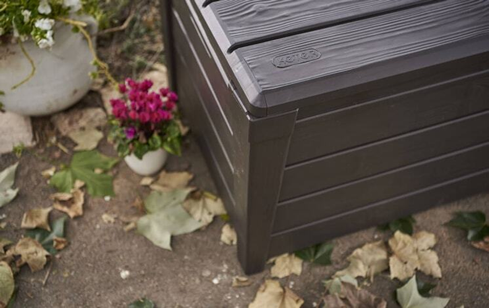 Пластиковый сундук Keter Brightwood 455 л brown
