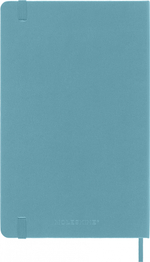 Блокнот Moleskine Classic (QP060B35) 13х21см 240стр. в линейку, твердая обложка, голубой