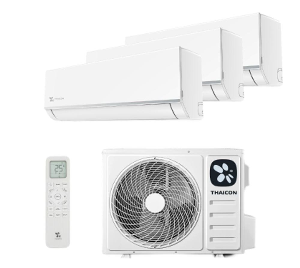 Мульти сплит-система Thaicon Comfort Plus на 3 комнаты (25+25+25)