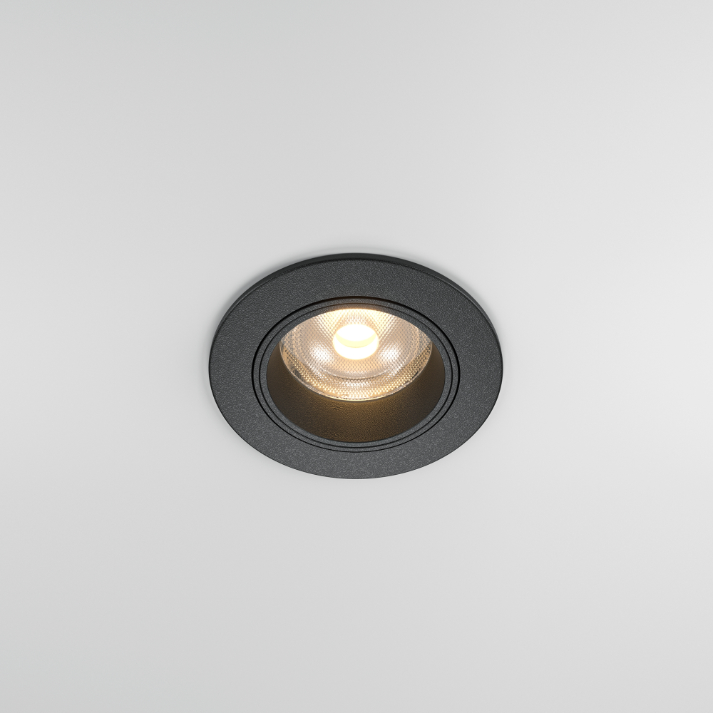 Встраиваемый светодиодный светильник Maytoni FOCUS LED DL125-L12-3K-B